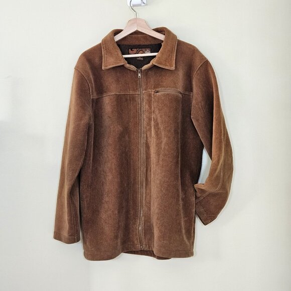 Prana Born From The Experience Jacket Mens XL Beige Corduroy Shacket Zip Outdoor - Picture 3 of 16